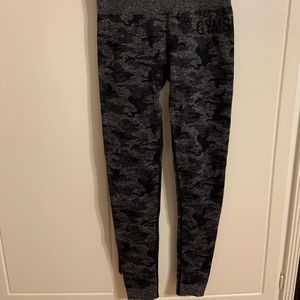 gymshark adapt camo seamless leggings -black